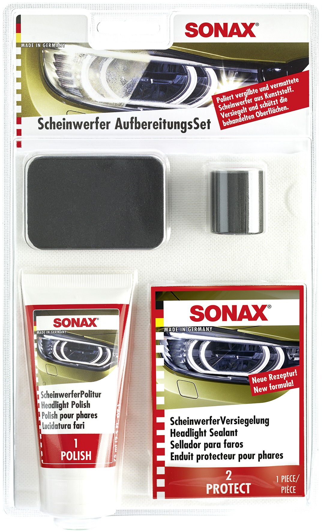 Sonax Scheinwerferaufbereitungsset Fahrzeugshine