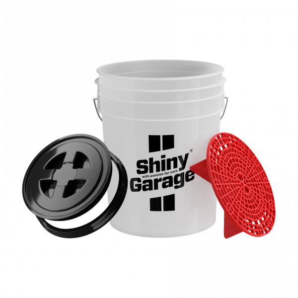 Shiny Garage Wascheimer 20 l inkl. Sieb & Deckel - Fahrzeugshine