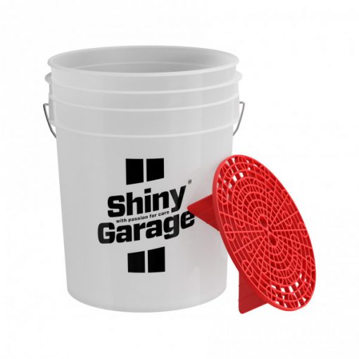 Shiny Garage Wascheimer mit Sieb Autowäsche Fahrzeugshine