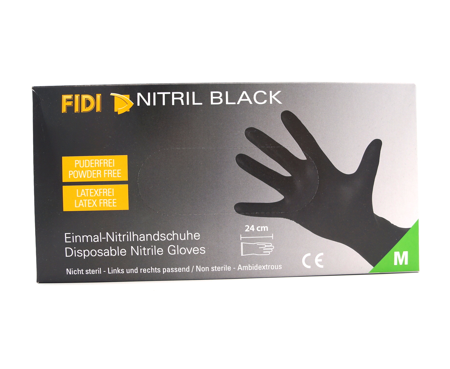 FIDI NItril Black Einmalhandschuhe Gr. M Einmalhandschuhe Fahrzeugshine